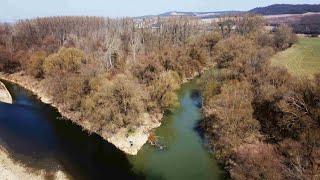 Confluence of Hornád and Torysa - Sútok Hornádu a Torysy    (DJI Mini2 Follow mode, Litchi)