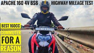 Apache 160 4V BS6 Mileage Test - Amazing Result!! Highway Mileage | Rev Force Tamil