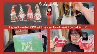 ANOTHER SMALL CAR BOOT SALE HAUL | CARLA JENKINS