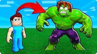 Я ПРОКАЧАЛСЯ И СТАЛ ХАЛКОМ В РОБЛОКС! ШЕДИ ROBLOX Super Hero Tycoon