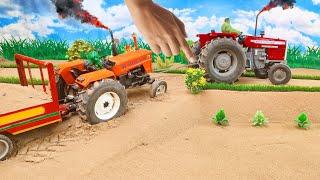 Top the most creative science project | Massey Ferguson 385 tractor | mini tractor MF 385 working