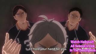 Haikyuu!! Kiyoko holds sugawaras hands And boys are jealous