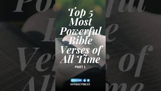 Top 5 Most Powerful Bible Verses of All Time #wordofgod #bible #bibleverse #sunday