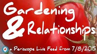 What I learned from Relationships and Gardening (Periscope 1:03)