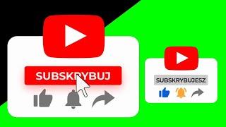 Animacja subskrybuj green screen download
