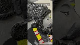 Shivaji || Clay Art #clayart #shivajimaharaj #acrylicpainting #creative #fun #art #work #learning