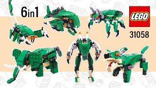 LEGO Creator Alternate Builds [6in1](31058) Mighty Dinosaurs | Speed Build @TopBrickBuilderLite