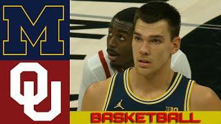 #24 MICHIGAN vs #14 OKLAHOMA Basketball Insane Game Full Highlights 2024