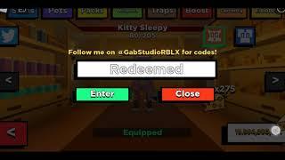 New Kitty Code In Roblox;that gives you 9BillionCheese Total!Insane Cheese.