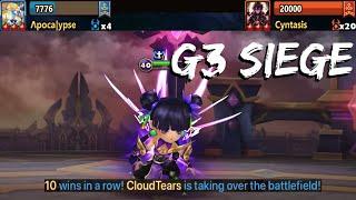 Siege Tournament Season 15 has Begun! vs. Cyntasis (G3 Siege - Summoners War)