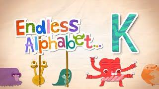 Endless Alphabet A to Z - Letter K - KAZOO, KIND | Originator Games