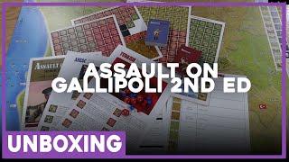 Unboxing | Assault on Gallipoli 2nd Ed. | Hexasim | The Players' Aid