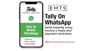 **Updated 2021**  Tally to WhatsApp TDL | Unlimited Messages | One Time Login | Automated Messages