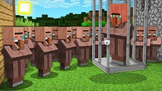 ПОЧЕМУ ЭТОГО ЖИТЕЛЯ ВСЕ ТРОЛЛЯТ В МАЙНКРАФТ 100% троллинг ловушка minecraft