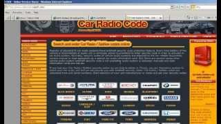 Car Radio Codes - Online Service