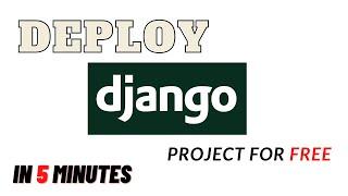 Deploy a Django App for Free | Free Django Web Hosting  | PythonAnywhere