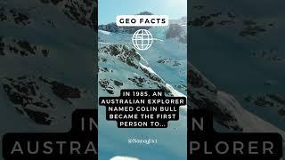 Geo Fact - Uncharted Expedition: The Incredible Solo Journey Across the Icy Wilderness! #shorts