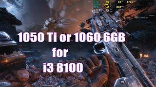 GTX 1050 ti vs 1060 6GB | Paired with i3 8100 | Gaming Performance Comparison