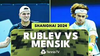 Andrey Rublev vs Jakub Mensik Rollercoaster Match! | Shanghai 2024 Highlights