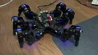 Improved Hexapod Walking in Ros2