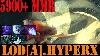 Dota 2 - Lod[A].HyperX 5900 MMR Play Juggernaut  - Ranked Match