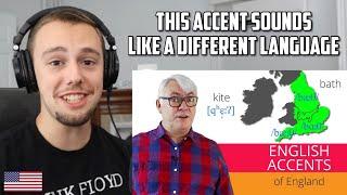 American Reacts to A Tour of The Accents of England