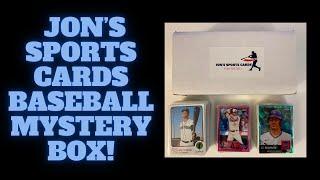 JON'S SPORTS CARDS BASEBALL ROOKIE CARD MYSTERY BOX!