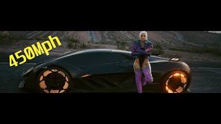 Fastest car in Cyberpunk 2077 450 Mph Rayfeild Caliburn #shorts