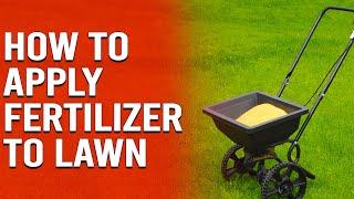 How to Apply Fertilizer to Lawn - When To Apply Lawn Fertilizer