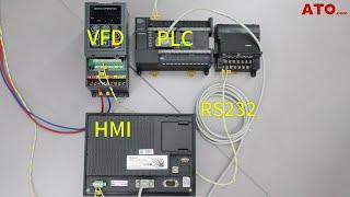 PLC & HMI Analog Output (0-10V) Programming for VFD Frequency Control