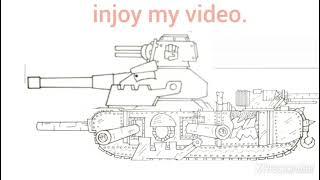 How to draw a new Soviet Ratte tank. cartoon about tanks.