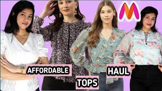 MYNTRA TOPS HAUL..UPTO 80% OFF ..TOPS UNDER RS.500 MYNTRA