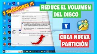  SOLUCIÓN !  Windows NO PERMITE REDUCIR VOLUMEN DE DISCO DURO para CREAR NUEVA PARTICIÓN