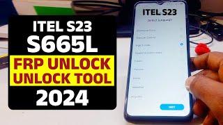 Easy itel S23 (S665L) FRP Unlock Tutorial Using Unlock Tool