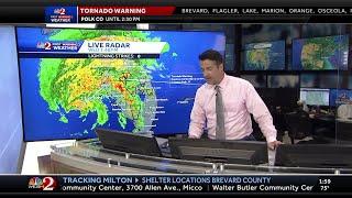 'Extremely dangerous' Milton holds Cat. 4 strength, grows in size as it nears Florida - 2 p.m. We...