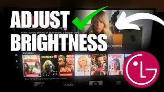 LG Smart TV: How To Change Screen Brightness & Color