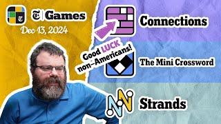 NYT Connections, Mini Crossword, and Strands | Dec 13, 2024