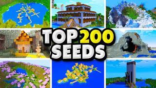 Top 200 Minecraft Seeds Of The Year! (Minecraft 1.21 Seeds - Best of 2024)