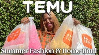 MASSIVE TEMU HAUL | SUMMER FASHION & HOME SUMMER 2024