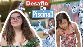 Desafio Da Piscina + Fale Qualquer Coisa Com Minha Prima! Pool Challenge |Brincando No Mundo Da Rafa