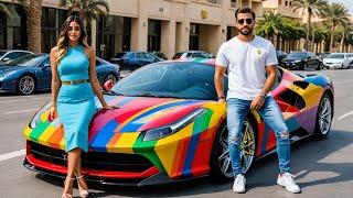 PICKING UP UBER RIDES IN MY RAINBOW FERRARI !!