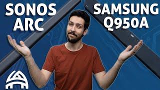 Sonos ARC VS Samsung Q950A. Which Dolby Atmos Soundbar is Better? Sound Test Included!