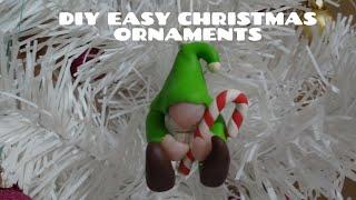 Diy easy Christmas ornaments |  Christmas crafts polymer clay tutorial | Clay art  - Vicky25Crafts