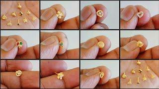 latest gold nose pin designs with price 2025/gold nose pin collection with price 2025