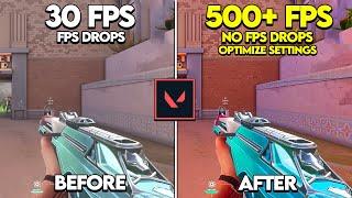 How to BOOST FPS in VALORANT Episode 9 Act 3| Valorant Low End Pc Fix Lag