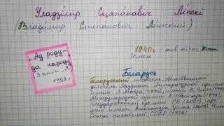 Ад роду - да народу. Уладзiмiр Лiпскi. 6 класс стр 7 Бел лит слушать аудио