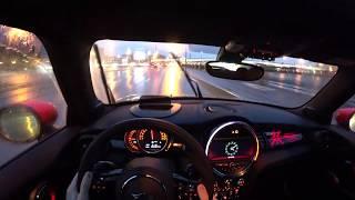 Mini Cooper JCW Onboard. Saint-Petersburg, Russia