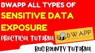 bwapp sensitive data exposure || sensitive data exposure attack example || Cyber World Hindi