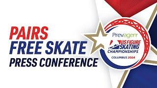 Championship Pairs Free Skate - Press Conference | 2024 Prevagen U.S. Figure Skating Championships