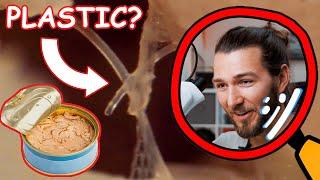 Plastic In Canned Tuna?! DEBUNKED by Microscope Expert!